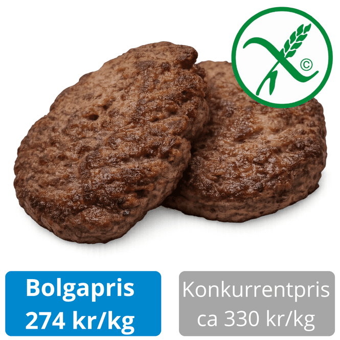Hovedbilde Elgkarbonader 2 kg – uten E-stoffer