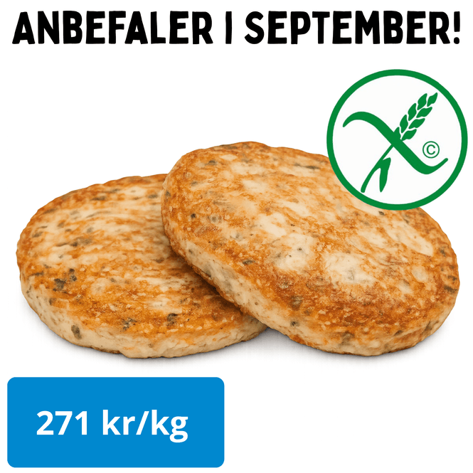 Hovedbilde Ishavsburger 2,5 kg – håndlaget kvalitet