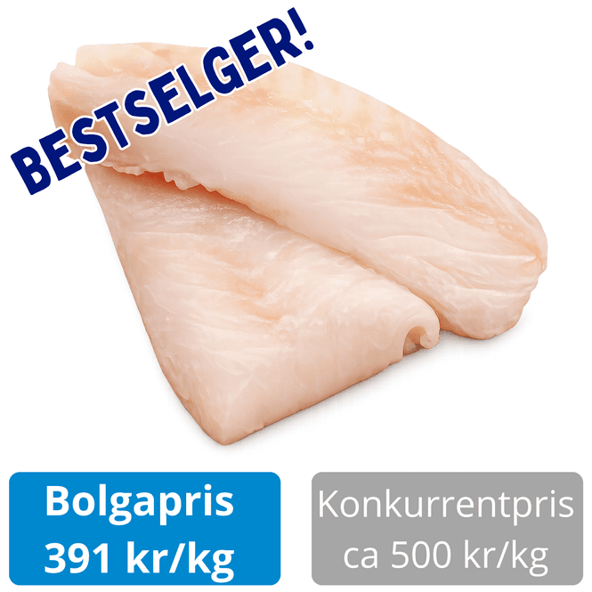 Hovedbilde Torskeloins 2,5 kg – premium ryggstykker