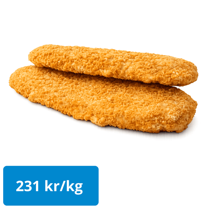 Hovedbilde Panert hysefilet 2,5 kg – ekte filetstykker