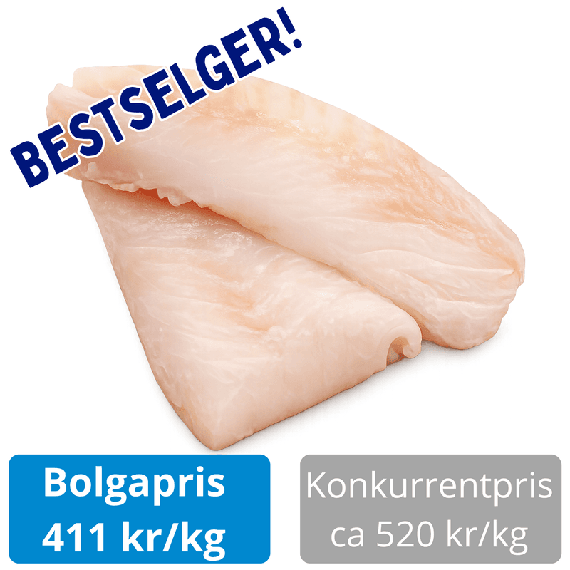 Torskeloins 2,5 kg – premium ryggstykker