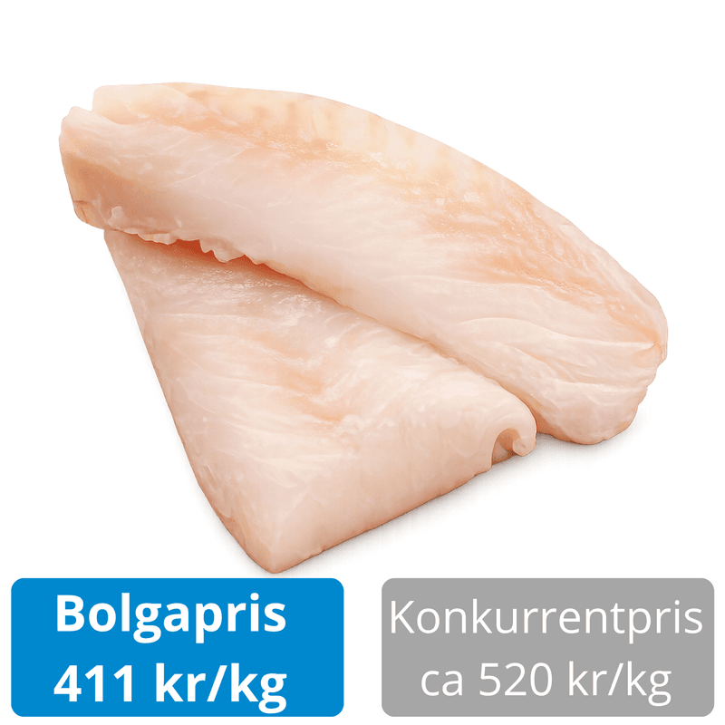 Lettsaltet Torskeloins 2,5 kg – premium