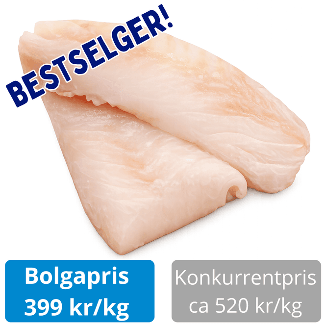 Hovedbilde Torskeloins 2,5 kg – premium ryggstykker