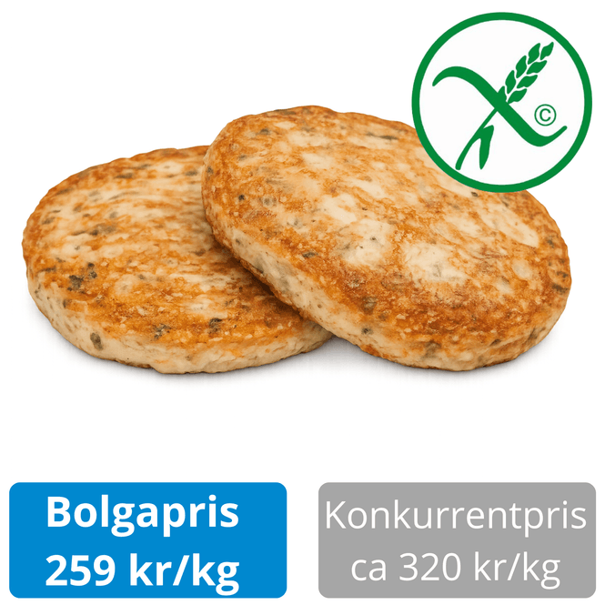 Hovedbilde Ishavsburger 2,5 kg – håndlaget kvalitet
