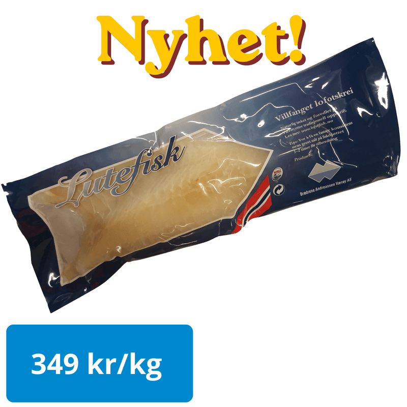 Lutefisk Væreøy Helside Fryst